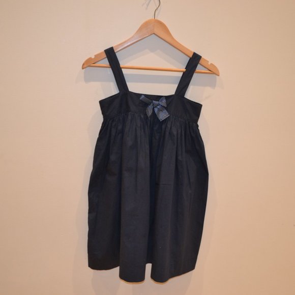 United Colors of Benetton Girls' Dress, Bianco E Nero 62e